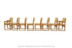 Benny Linden 8 Mid Century Modern Sculpted Teak Chairs Benny Linden - 3488411