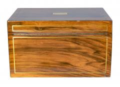 Benson Hedges Campaign style Walnut And Brass Inlaid Humidor - 4541526