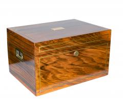 Benson Hedges Campaign style Walnut And Brass Inlaid Humidor - 4541533