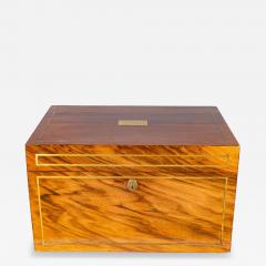 Benson Hedges Campaign style Walnut And Brass Inlaid Humidor - 4545183