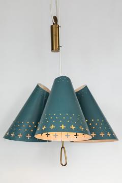 Bent Karlby 1950s Bent Karlby Counterweight Chandelier for Lyfa - 741847