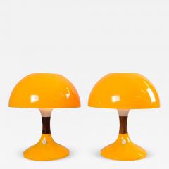 Bent Karlby A Pair of Space Age Table Lamps by Bent Karlby for Ask Belysning Denmark 1970s - 4393317
