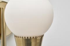 Bent Karlby Pair of Brass Wall Lamps by Bent Karlby Attr for Lyfa Denmark Mid 20th C - 4686988