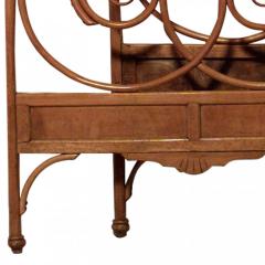 Bentwood Double Scroll Beech Twin Bed - 4658631