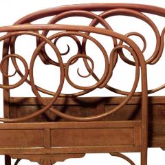 Bentwood Double Scroll Beech Twin Bed - 4658632