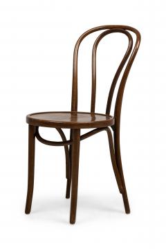 Bentwood Hairpin Scroll Caf Walnut Side Chairs - 4672916