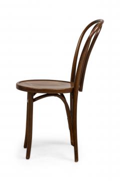 Bentwood Hairpin Scroll Caf Walnut Side Chairs - 4672917