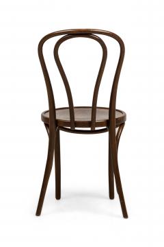 Bentwood Hairpin Scroll Caf Walnut Side Chairs - 4672919