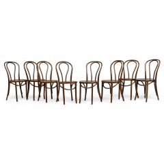 Bentwood Hairpin Scroll Caf Walnut Side Chairs - 4735088