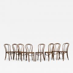 Bentwood Hairpin Scroll Caf Walnut Side Chairs - 4735239