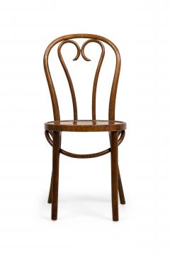Bentwood Hairpin Scroll Caf Walnut Side Chairs - 4672927