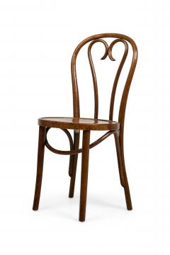 Bentwood Hairpin Scroll Caf Walnut Side Chairs - 4672928