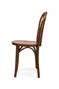 Bentwood Hairpin Scroll Caf Walnut Side Chairs - 4672929