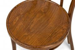 Bentwood Hairpin Scroll Caf Walnut Side Chairs - 4672932