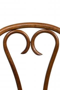 Bentwood Hairpin Scroll Caf Walnut Side Chairs - 4672933