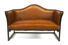 Bentwood Secessionist Leather Loveseat - 1419270