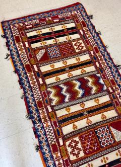 Berber Rug Handwoven in Morocco with Abstract Design - 3575450