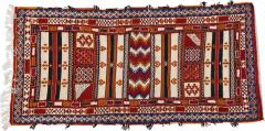 Berber Rug Handwoven in Morocco with Abstract Design - 3575588