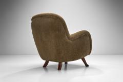 Berga M bler Pair of Upholstered Berga M bler Armchairs Sweden 1940s - 4148864