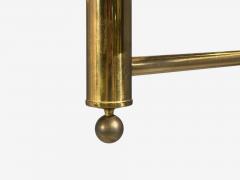 Bergboms Swedish Modern Floor Lamps Brass Fabric Sweden 1960s - 4812452