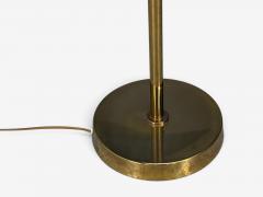Bergboms Swedish Modern Floor Lamps Brass Fabric Sweden 1960s - 4812456