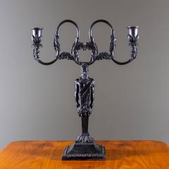 Berlin Iron Candleholder after Karl Friedrich Schinkel 19th Century - 3618612