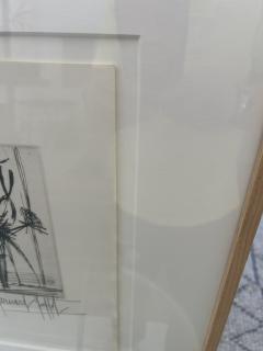Bernard Buffet Bernard Buffet Etching Still Life With Flowers in Vase - 4145812