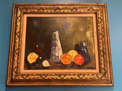 Bernard Buffet CUBIST STILL LIFE OF FRUIT VASES IN THE MANNER OF BERNARD BUFFET - 3314433