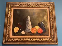 Bernard Buffet CUBIST STILL LIFE OF FRUIT VASES IN THE MANNER OF BERNARD BUFFET - 3319948