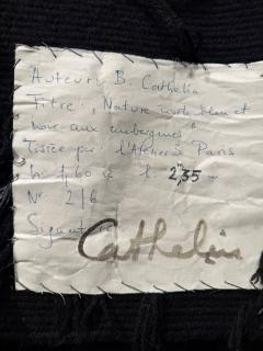 Bernard Cathelin Nature morte bleu et noir aux aubergines - 4557122