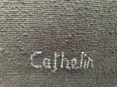 Bernard Cathelin Nature morte bleu et noir aux aubergines - 4557123