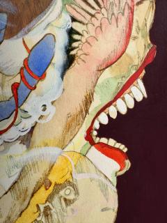 Bernard D Andrea Sci Fi Mind Bending Alien Head with Scary Bulging Eyeball Giuseppe Arcimboldo - 4331903