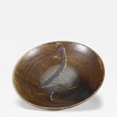 Bernard Howell Leach Bernard Leach attr St Ives Pottery A Japanese inspired reduced stoneware bowl  - 4204129