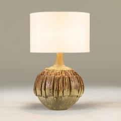 Bernard Rooke Large mid century sculptural studio ceramic art table lamp by Bernard Rooke - 4523242