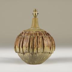 Bernard Rooke Large mid century sculptural studio ceramic art table lamp by Bernard Rooke - 4523243