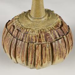 Bernard Rooke Large mid century sculptural studio ceramic art table lamp by Bernard Rooke - 4523244