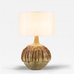 Bernard Rooke Large mid century sculptural studio ceramic art table lamp by Bernard Rooke - 4523581