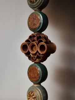 Bernard Rooke Monumental Brutalist Ceramic Table Lamp by Bernard Rooke England 1970s - 4716017