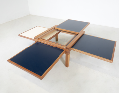 Bernard Vuanersson Mid Century Modulable Wooden Coffee Table model Hexa by Bernard Vuanersson - 3414417
