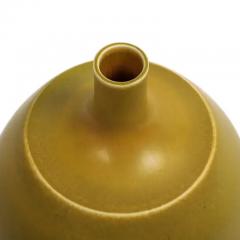 Berndt Friberg Berndt Friberg for Gustavsberg Vase Stoneware Yellow Signed - 3780971