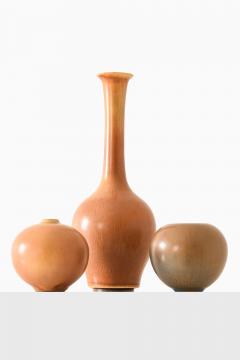 Berndt Friberg Scandinavian Modern Vase in Ceramic by Berndt Friberg 1953 - 4736473