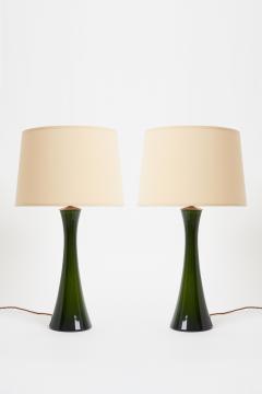 Berndt Nordstedt Pair of Green Glass Table Lamps by Berndt Nordstedt - 2992210