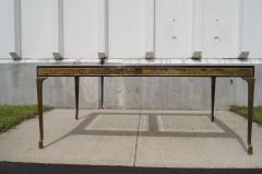 Bernhard E Rohne Acid Etched Brass Lacquer Dining Table by Bernhard Rohne for Mastercraft - 101743