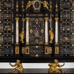 Bernhard Ludwig Monumental Pietre Dure Cabinet on Stand by Bernhard Ludwig - 4715039