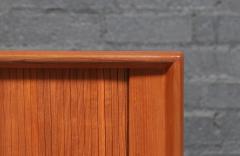 Bernhard Pedersen Son Bernhard Pedersen Danish Modern Tambour Door Teak Credenza - 4568763