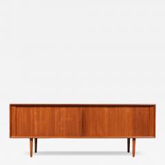 Bernhard Pedersen Son Bernhard Pedersen Danish Modern Tambour Door Teak Credenza - 4568847