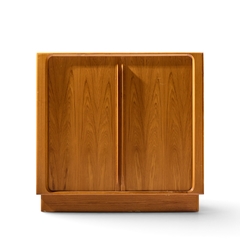 Bernhard Pedersen Son Bernhard Pedersen Mid Century Danish Teak Tambour Door Armoire Dresser - 4747590