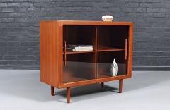 Bernhard Pedersen Son Bernhard Pedersen and Son Teak Glass Bookcase Credenza - 4743354