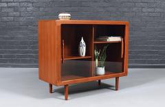 Bernhard Pedersen Son Bernhard Pedersen and Son Teak Glass Bookcase Credenza - 4743355