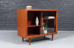 Bernhard Pedersen Son Bernhard Pedersen and Son Teak Glass Bookcase Credenza - 4743356